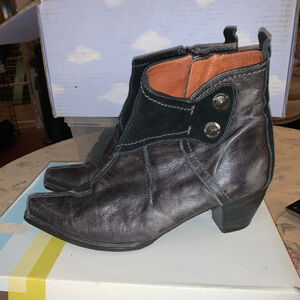 Women's Hispanitas Ankle Boots Black/Gray Size 39